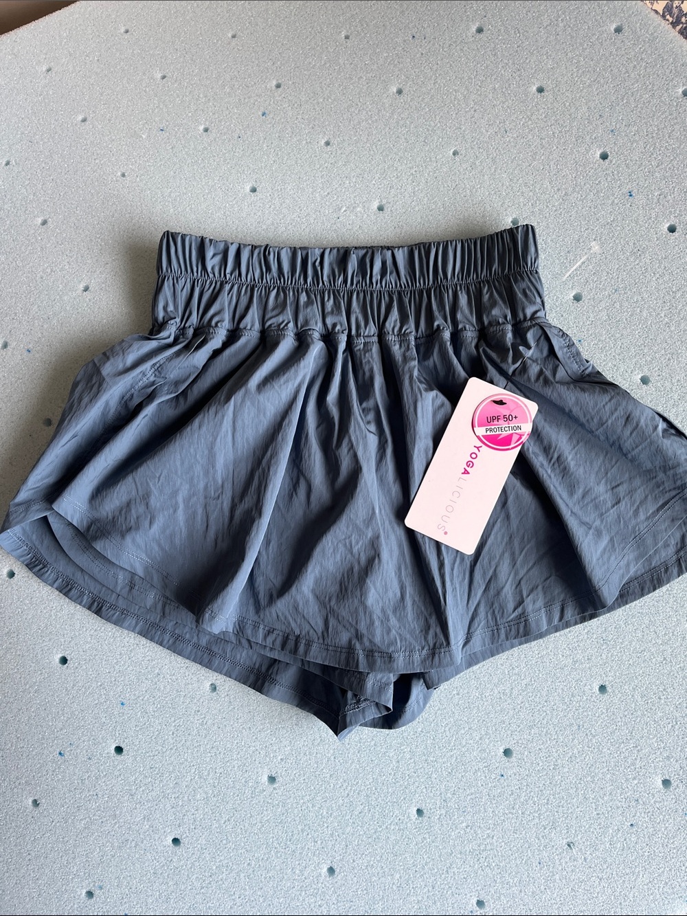 NWT Yogalicious Gray Athletic Skort with‎ Built-In Liner